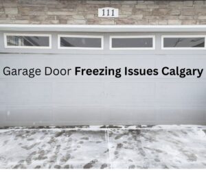 Garage Door Freezing Issues Calgary