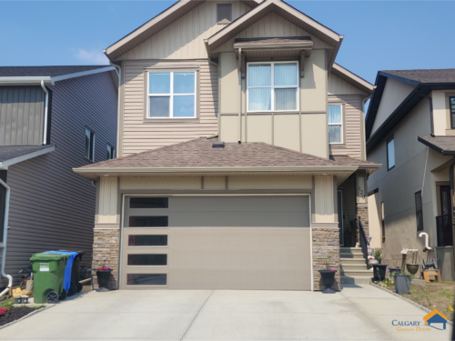 Modern garage door security system in Calgary